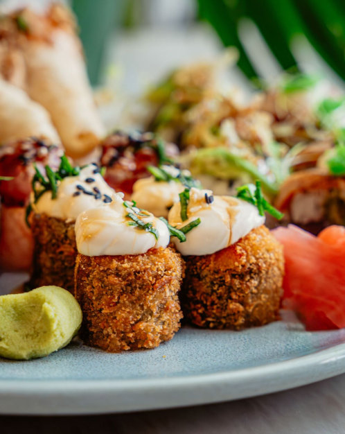 Hot rolls crocantes com cream cheese e cebolinho